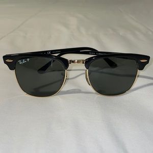 Ray Ban club masters black gold